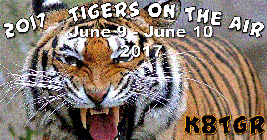Plans for 2017 Tigers On The Air - Special Event Underway